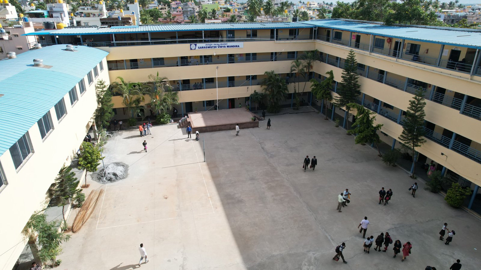 Saraswathi Vidya Mandira School Campus Building - CBSE School in Anekal Bengaluru